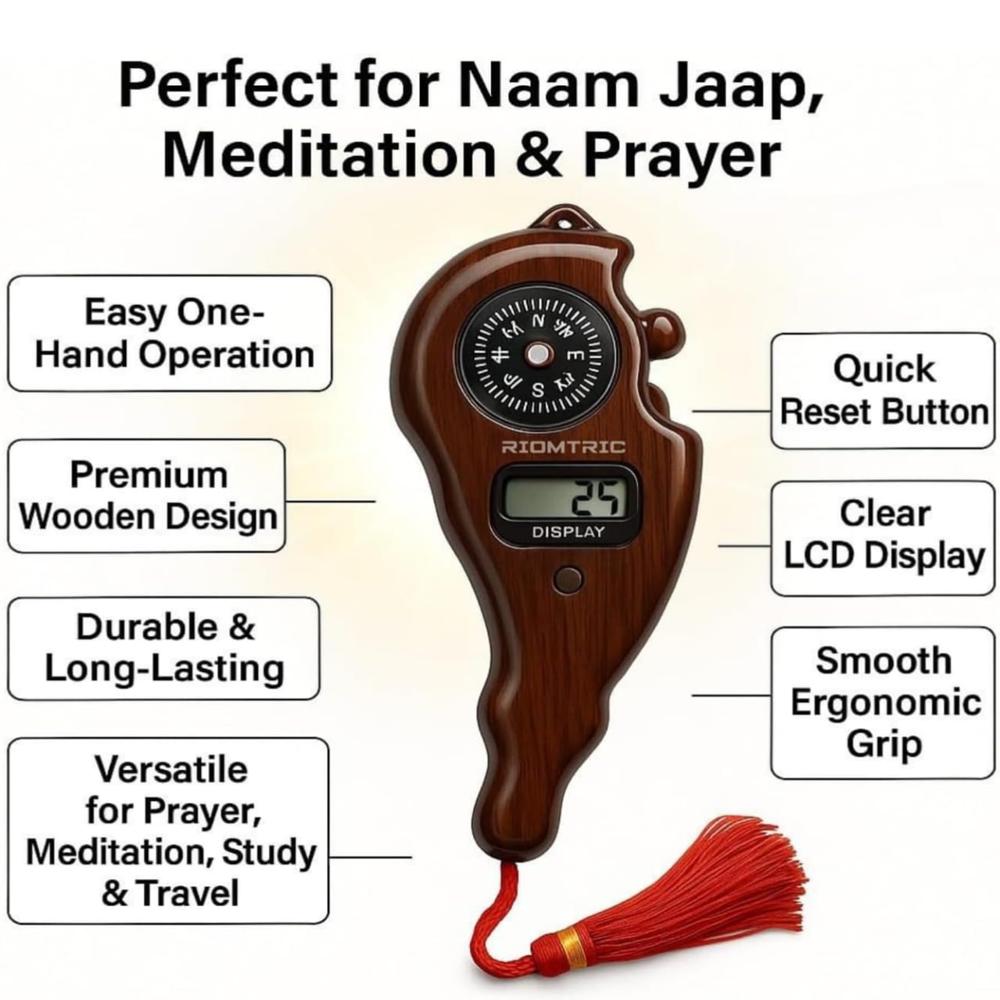 Digital naam jap counter with compass