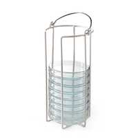 Environmental Petri Dish Stand - Transparent Acrylic, 240x120x140mm, Clear | Stackable, Chemically Resistant, Holds 12 Petri Dishes