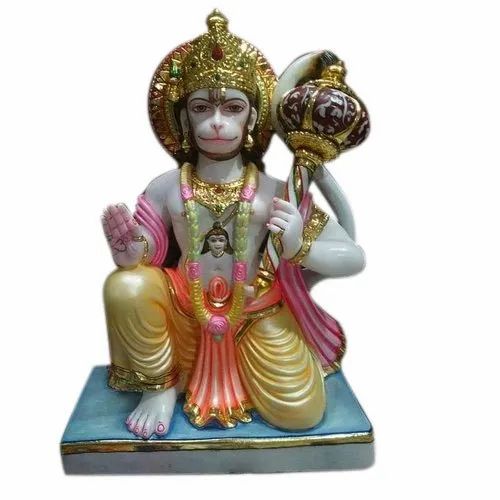 Makrana marble hanuman 3 feet