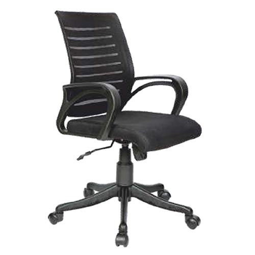 Model-136 Mesh Chair - Color: Black