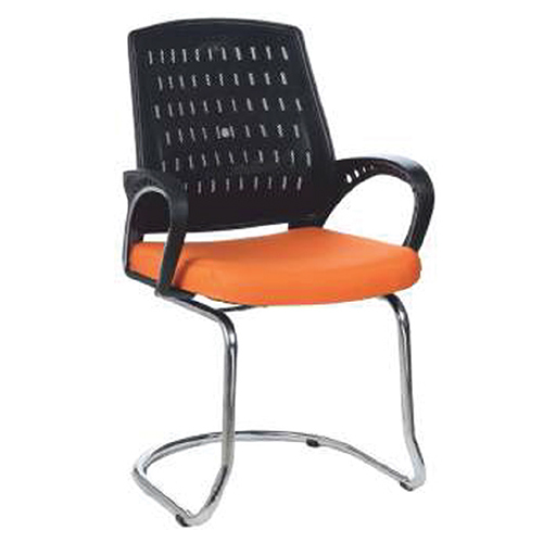Model-148 Mesh Visitor Chair - Color: Black