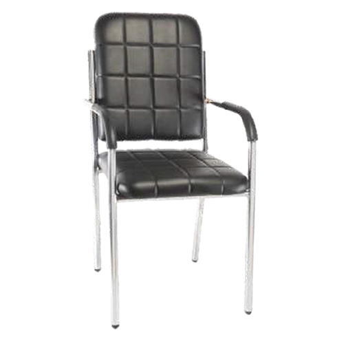 Model-167 Executive Stool Chair - Color: Black