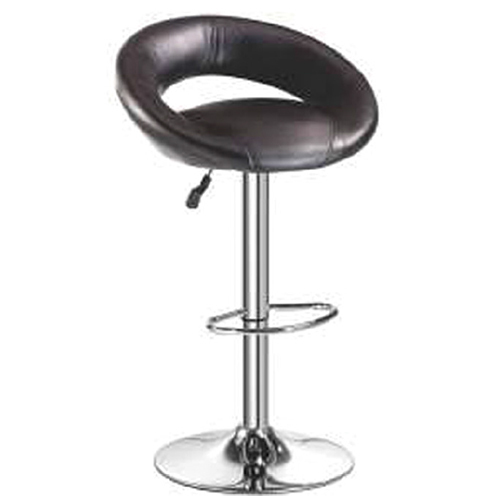 Model-181 Bar Stool Chair - Color: Black