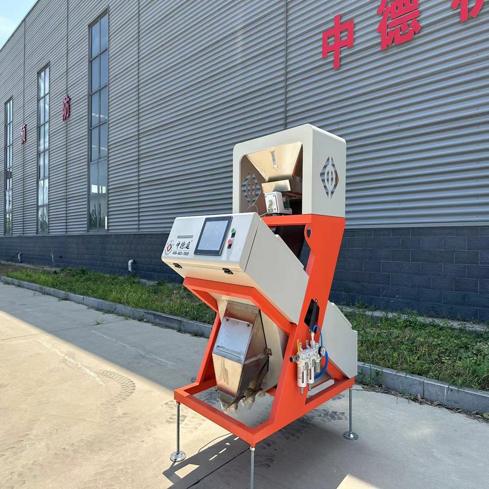 2 Chutes Fine Sorting Color Detection Technology Rice Industries Optical Sorter