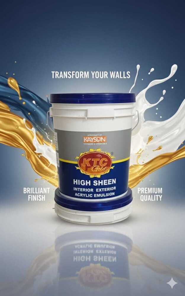 High Sheen Interior Exterior Acrylic Emulsion Paint