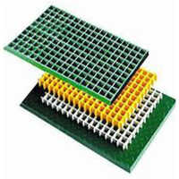 Rectangle Glass Fiber Grating - Application: Industrial Flooring