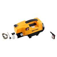 2200w High Pressure Car Washer - High-grade Plastic & Metal, 52x32x32 Cm, Yellow-black, 110-150 Bar, Wheeled Trolley, Auto Stop System