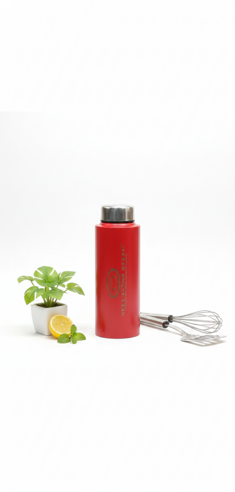 Stainless steel water bottle ( Red )