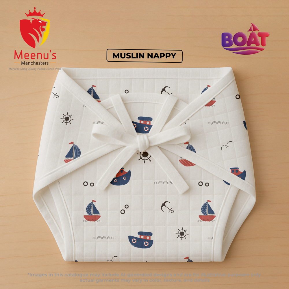 Baby Muslin Cotton 5 Layer Nappies