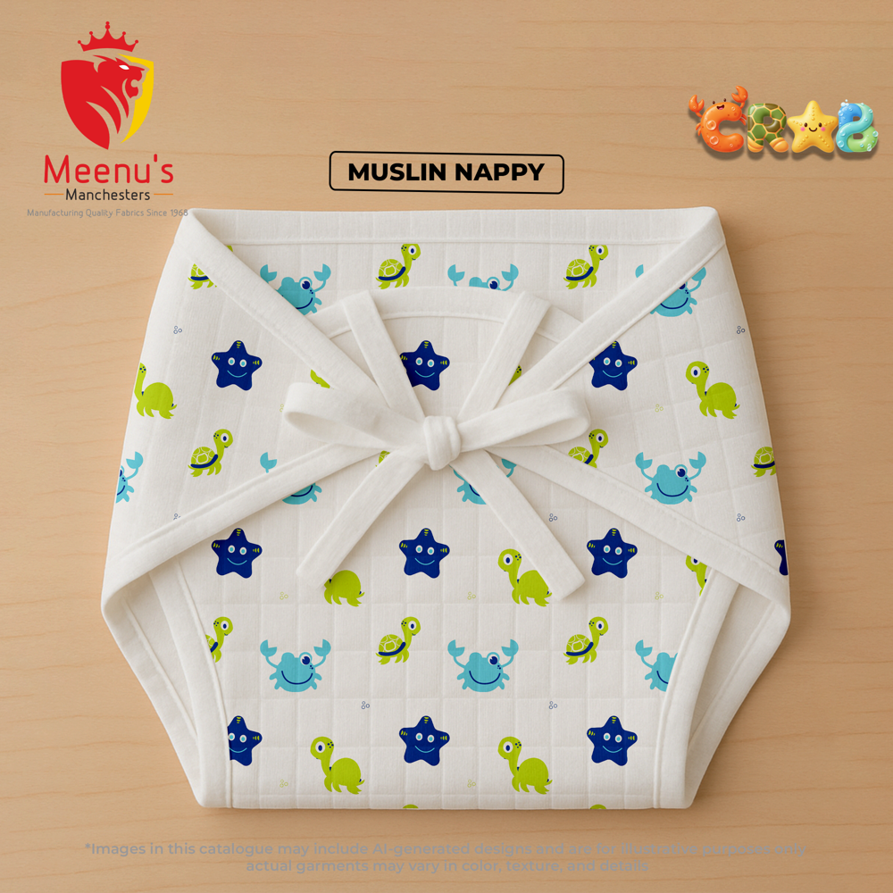 Baby Muslin Cotton 5 Layer Nappies