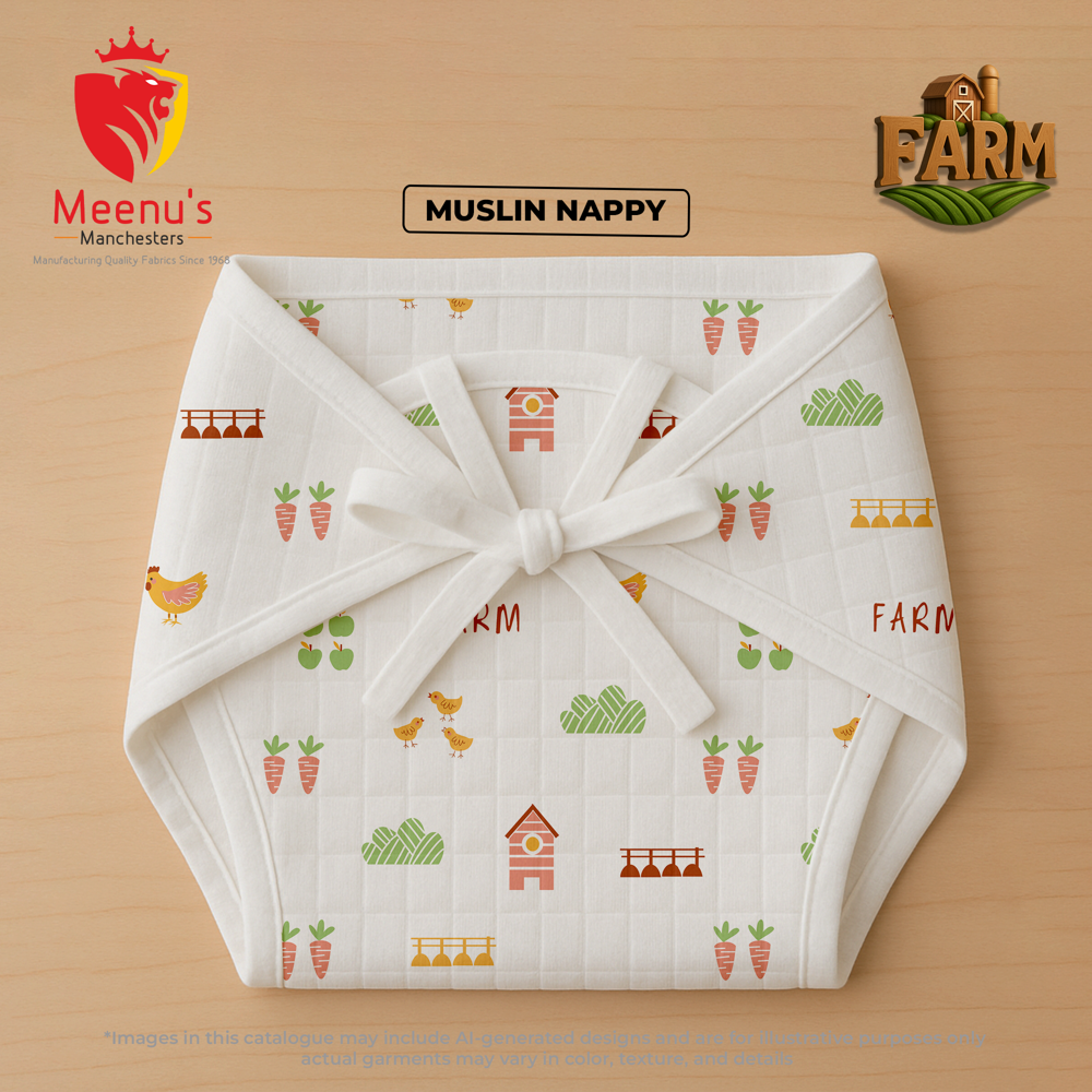 Baby Muslin Cotton 5 Layer Nappies