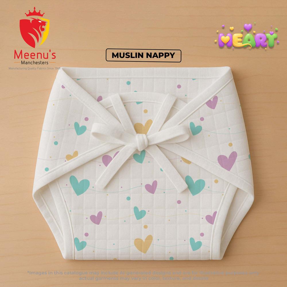 Baby Muslin Cotton 5 Layer Nappies