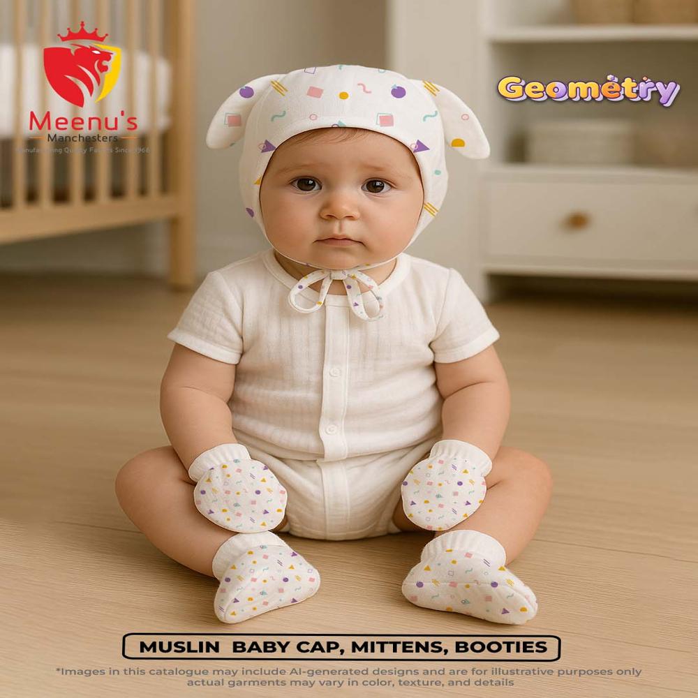 Newborn Baby Cap Set - Color: Multicolor