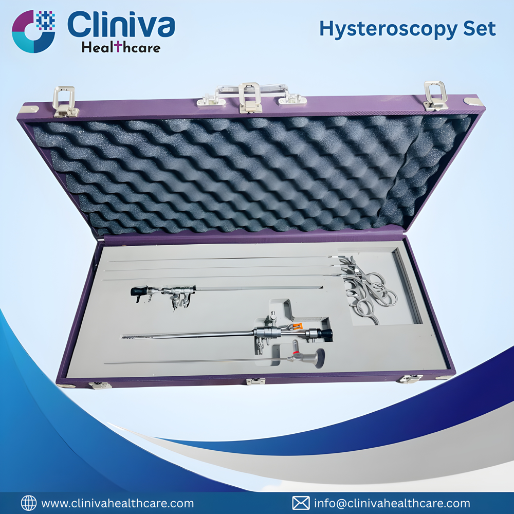 2.9Mm Operative Hysteroscopy Set (2.9Mm Betoochi Operative Sheath,Diagnostic Sheath,3 Rotating Instruments, 302Mm Working Length, 2.9Mm Scope Diameter, 30 Deg View) - Application: Hospital