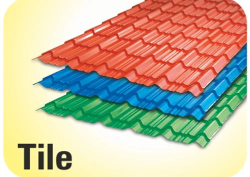 Galvaume Color Coated Tata Tile Durashine Roofing Sheets