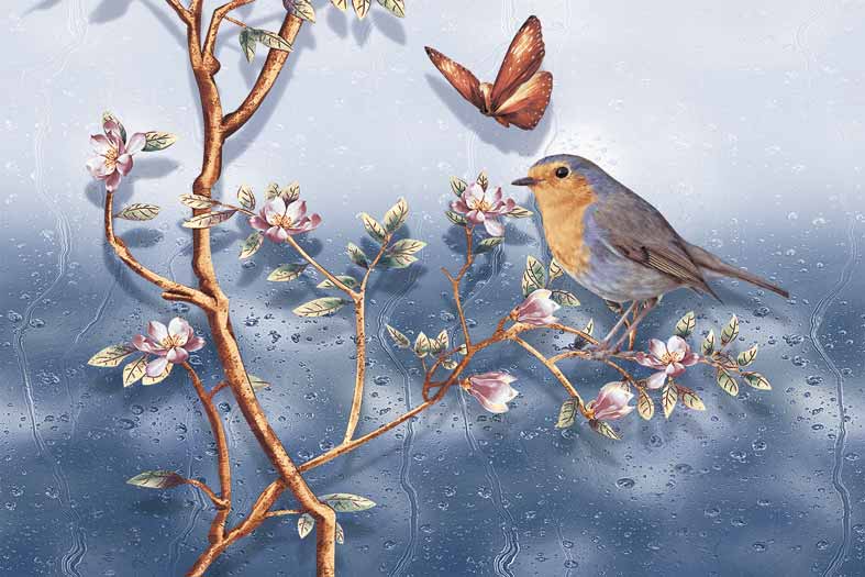 6286 Glossy Wall Poster Tiles