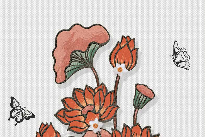 6219 Glossy Wall Poster Tiles