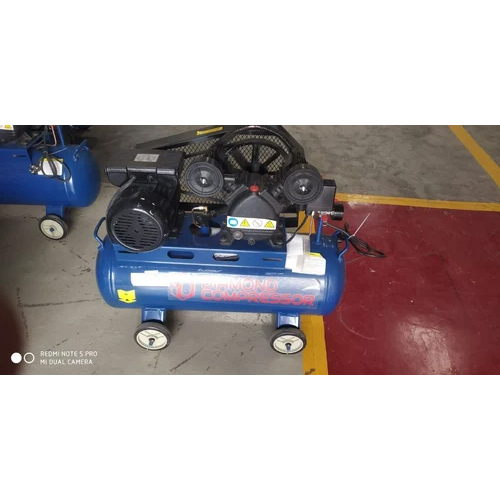 Diamond Reciprocating Lubricated Air Compressor - Air Tank Capacity: 70 Liter (L)