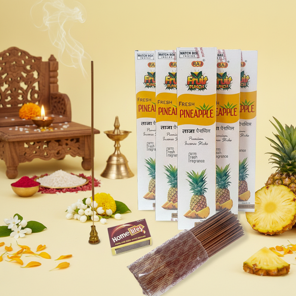 Pineapple Incense Sticks - Burning Time: 40 Minutes