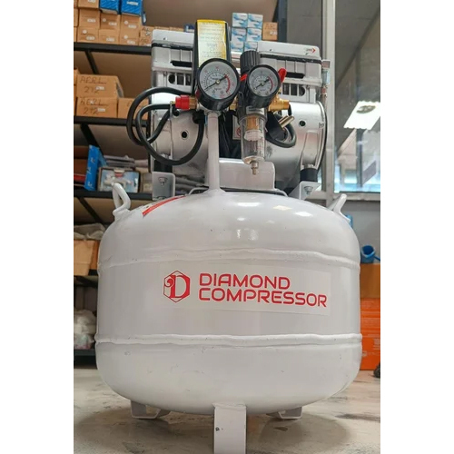 1 Hp Air Compressor - Color: White