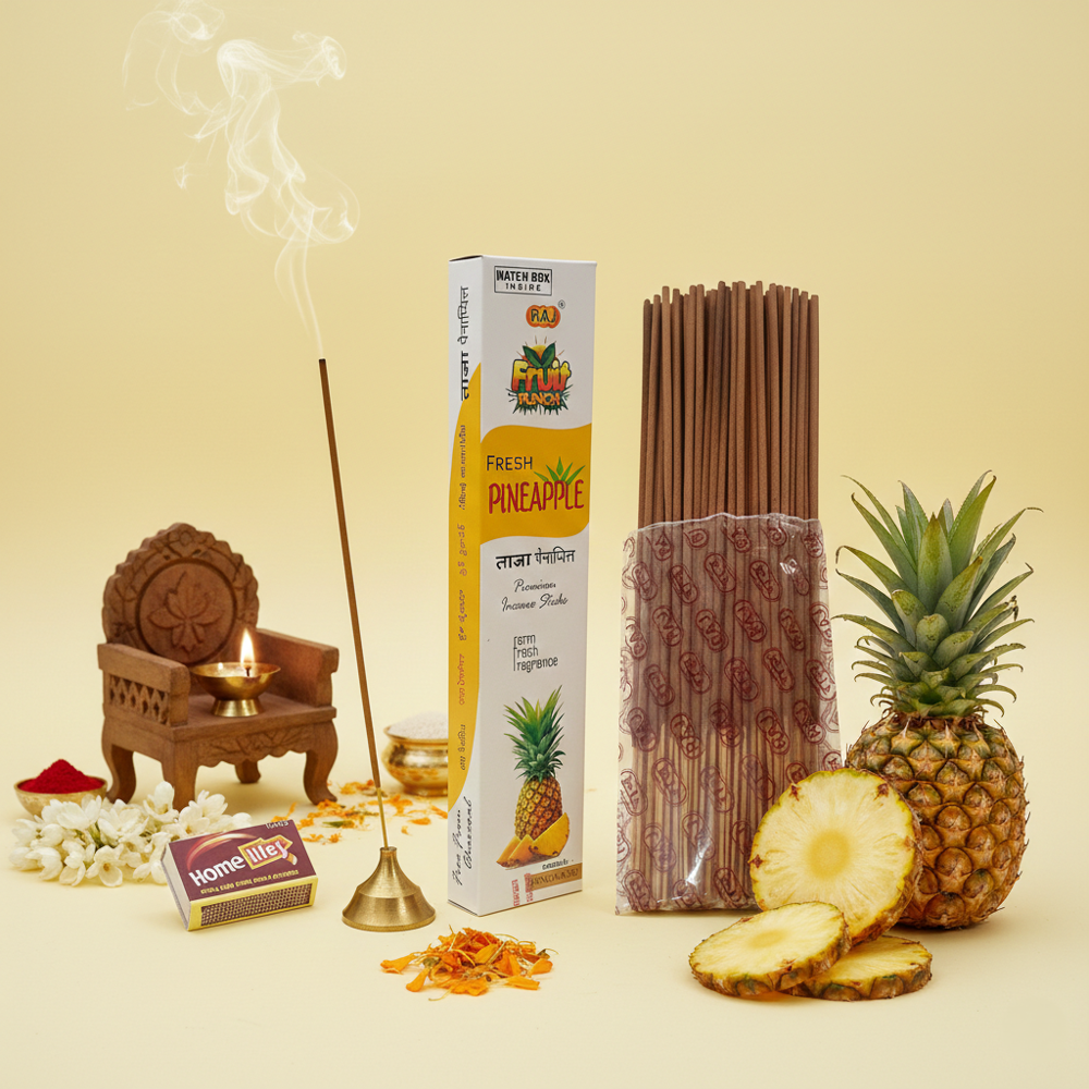 Pineapple Incense Sticks - Burning Time: 40 Minutes