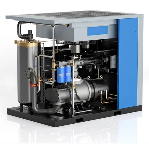 Diamond Screw Air Compressor - Color: Orange