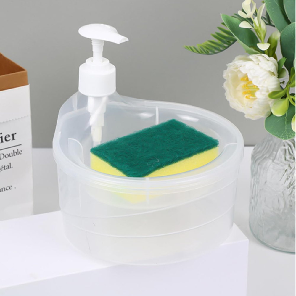 2 in 1 Double Layer Soap Dispenser