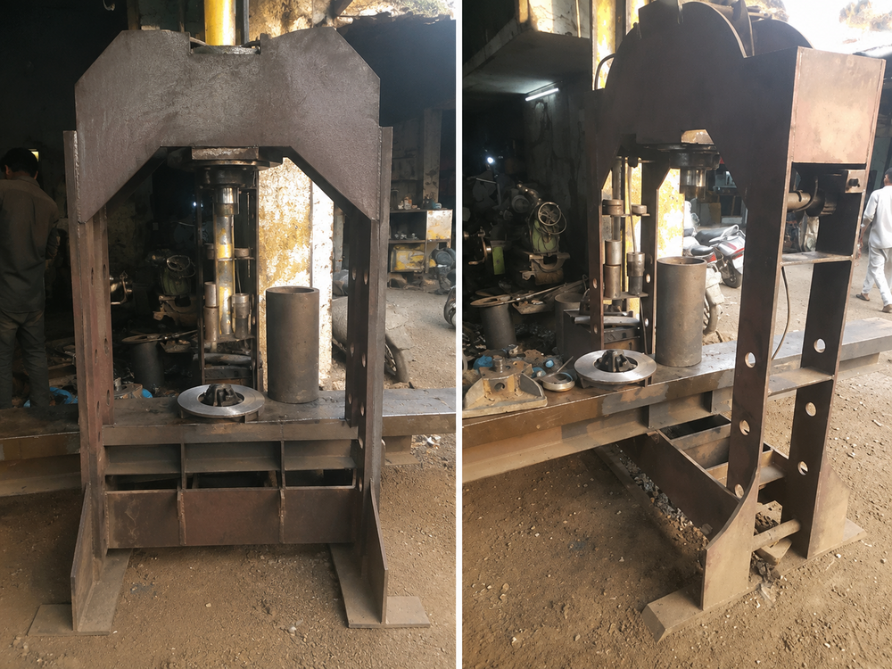 C Frame Hydraulic Press - Body Material: Steel