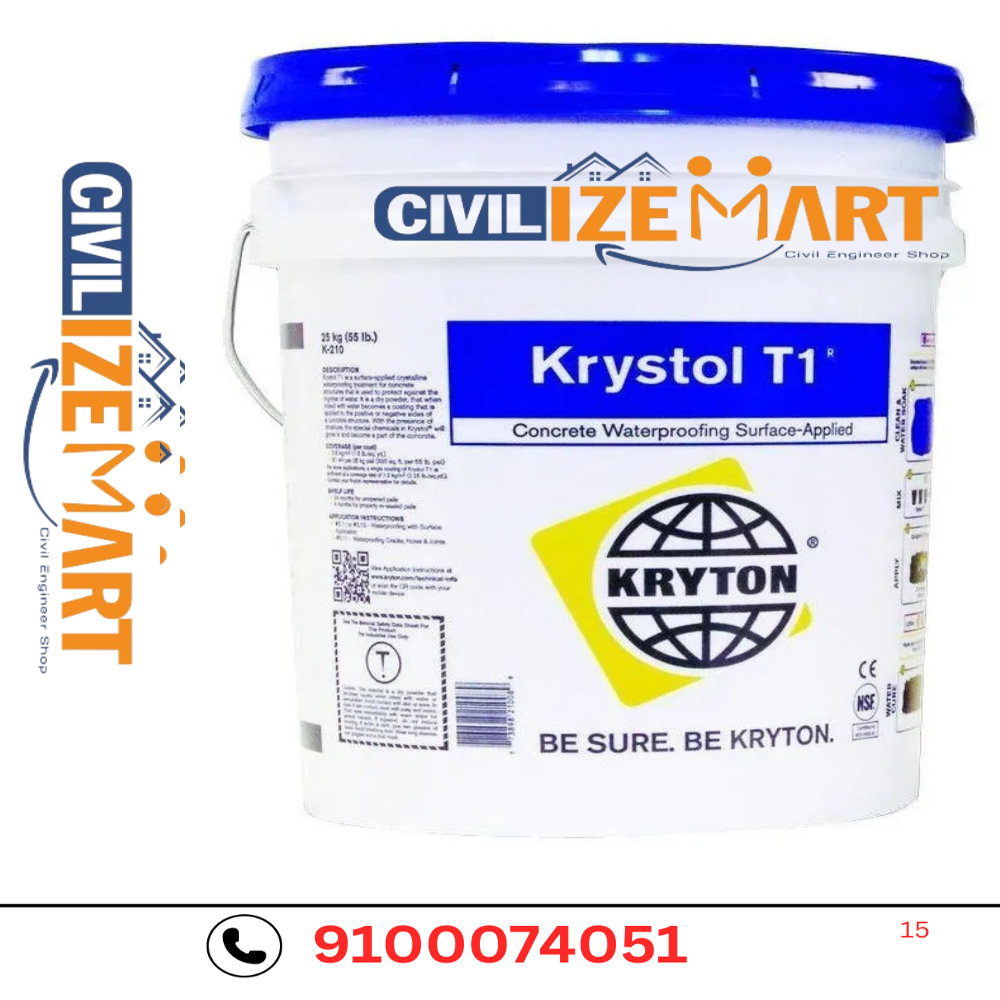 KRYSTOL T1 & T2 WATERPROOFING SYSTEM
