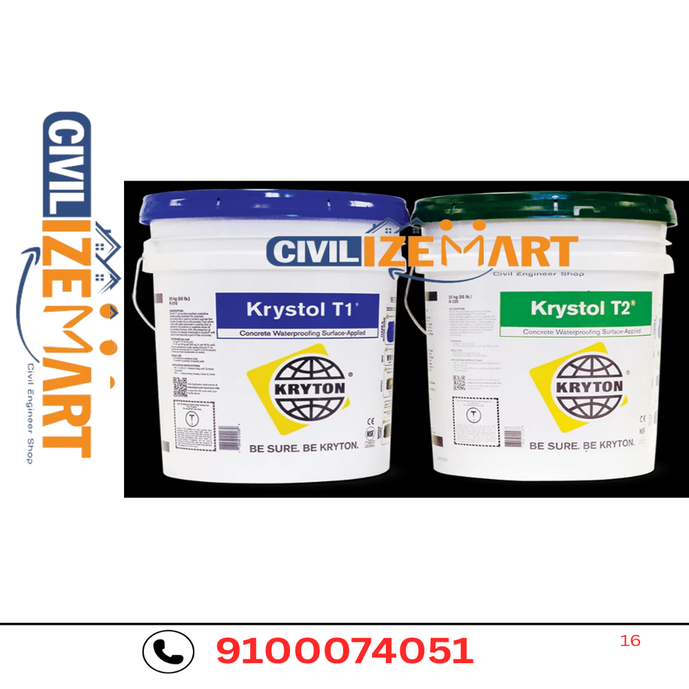 KRYSTOL T1 & T2 WATERPROOFING SYSTEM