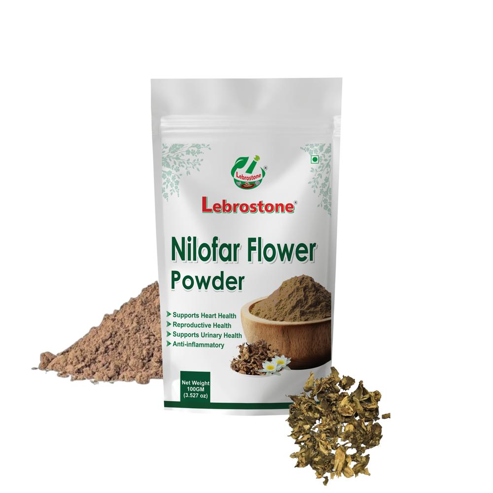 Lebrostone Nilofar Flower Powder for Immunity, Detox, Skin Glow, Digestion & Hair Care| (100g)