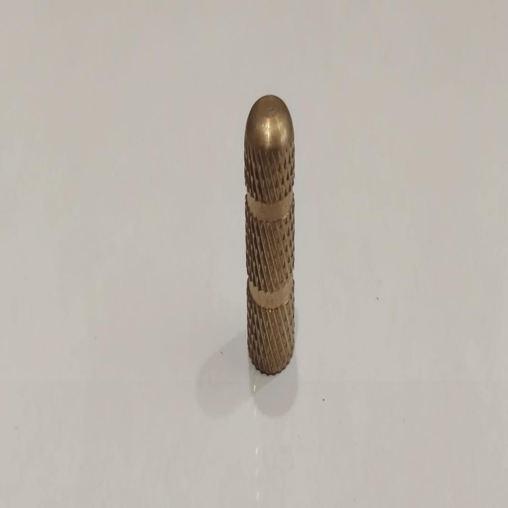 Brass Round Insert - Color: Golden