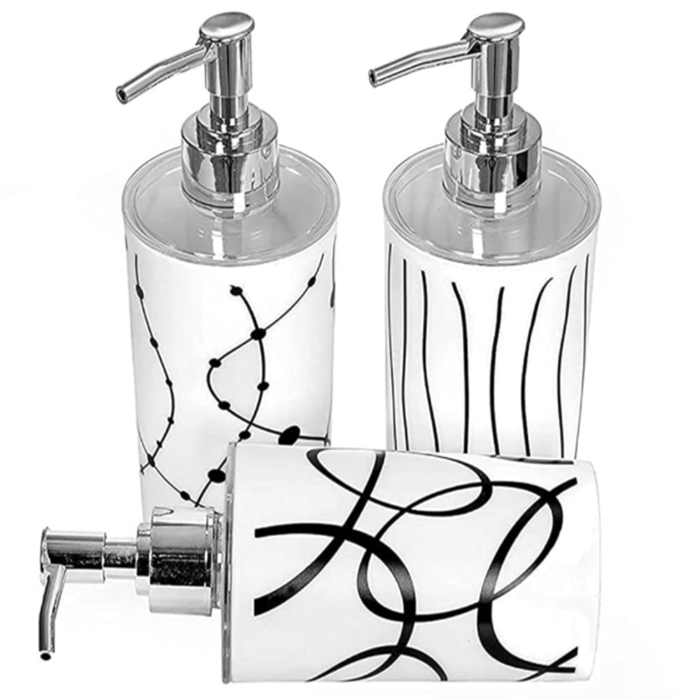 zebra print soap dispenser