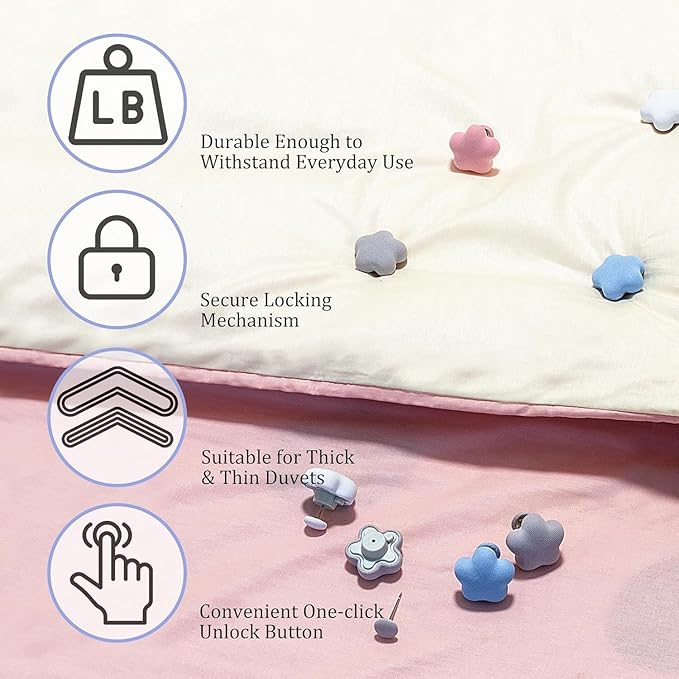 Bed Sheet Clips Star Duvet