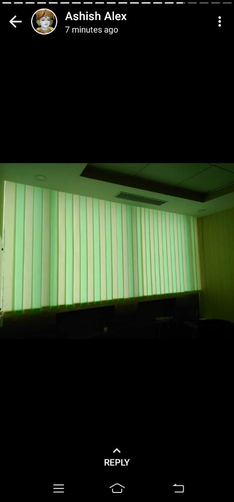 Hanas Pvc Vertical Blind - Color: White