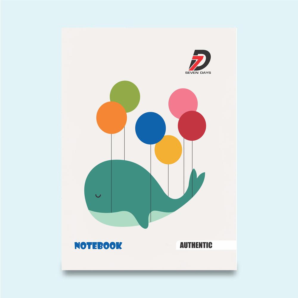 Authentic Series 80 Pages Hindi E.V.S. Notebook - Premium Interleaf Practical Exercise Book with One Side Double Line and One Side Plain - Manufactured by CTC BOOK WORLD PVT. LTD.