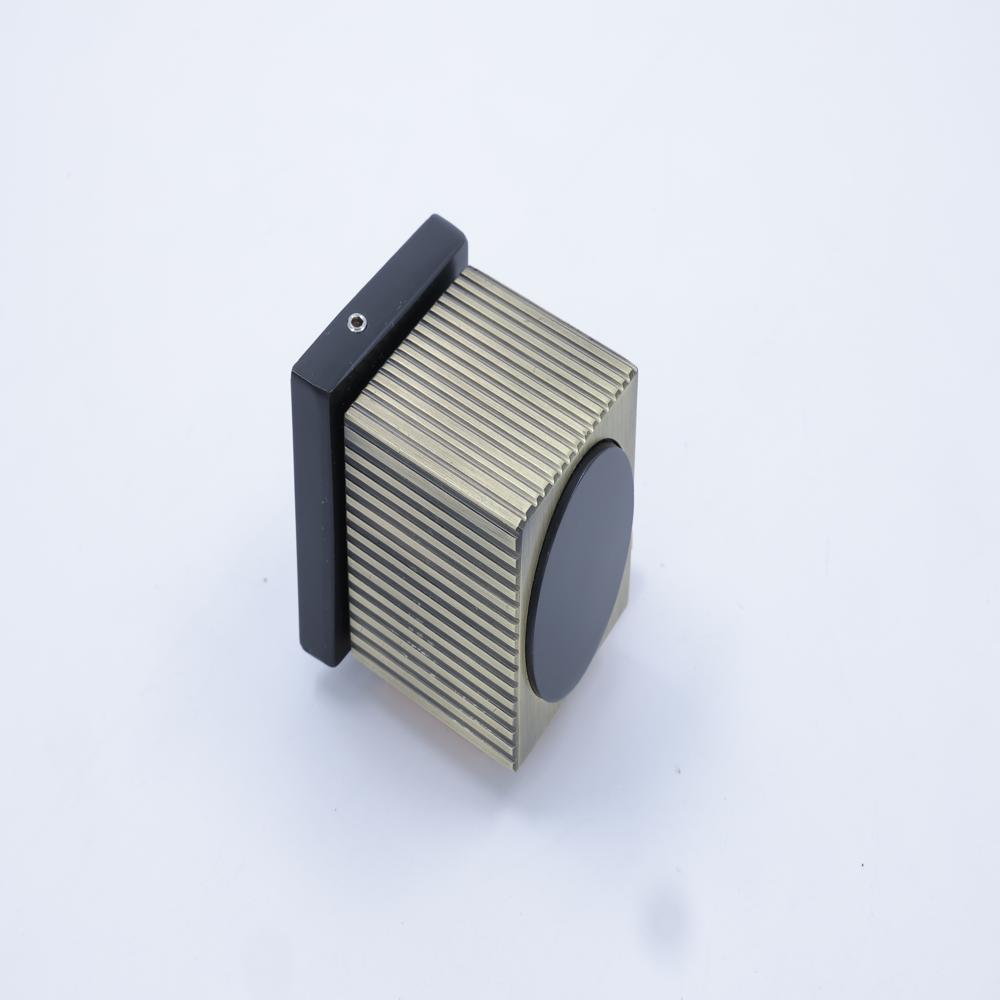 Door Knob - Color: Black Gold