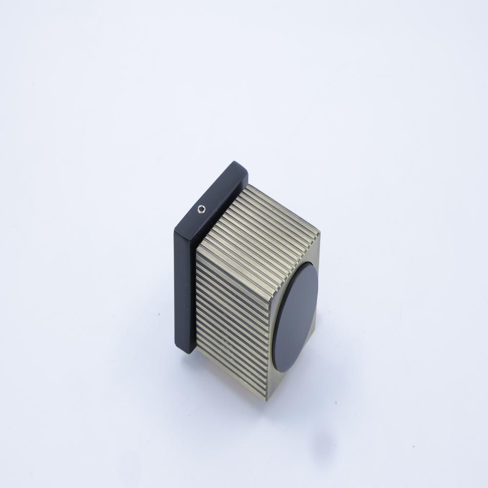 Door Knob - Color: Black Gold
