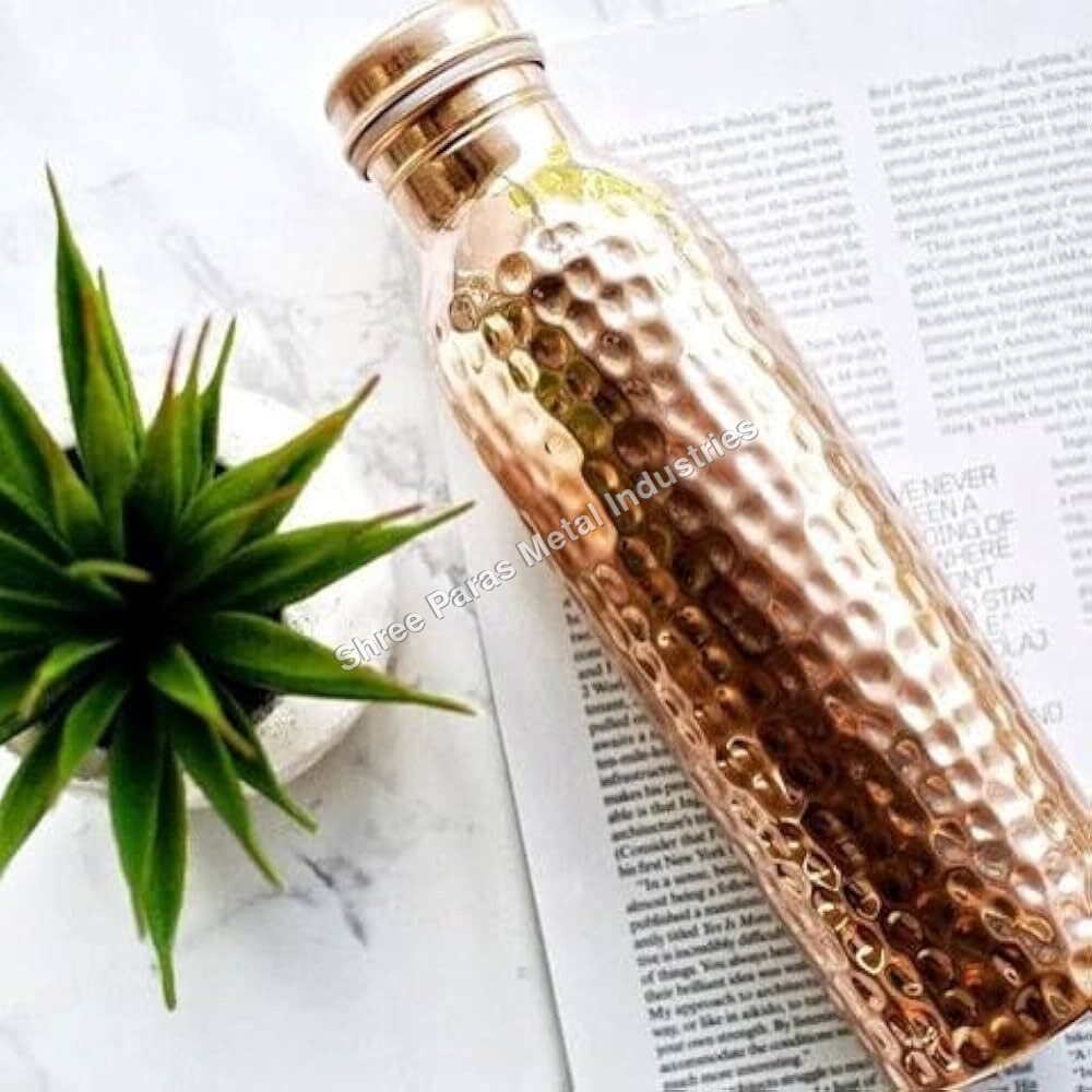 Dotted Design Copper Bottle