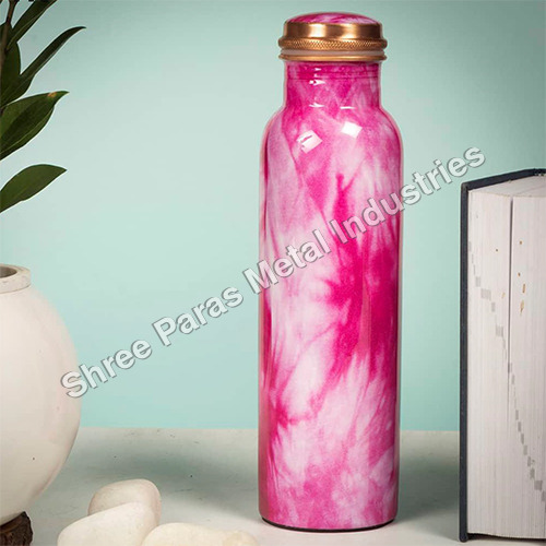 SPM-138 Pink Printed Copper Bottle