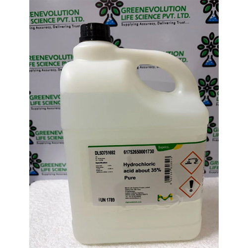 Hydrochloric acid about 35% Pure Merck