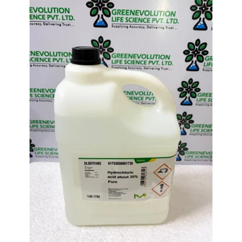 Hydrochloric acid about 35% Pure Merck