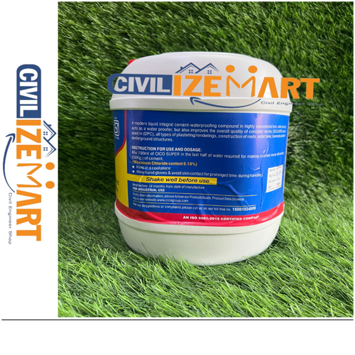 Cico Super Waterproofing Chemical, Packaging Size: 20kg, Liquid