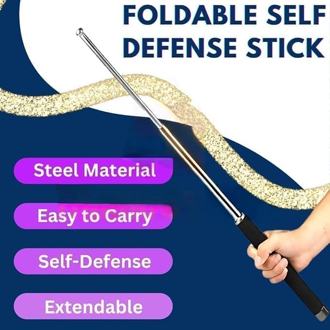 Self Defence Stick - Color: Black
