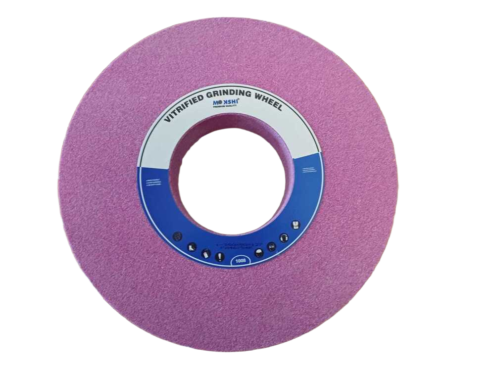 Pink Vitrified Grinding Wheel - Grain Sizes: Pa46/54