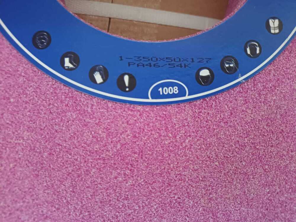 pink grinding wheel