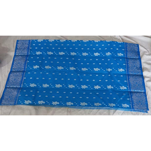 Zari Border Tant Banarasi Saree