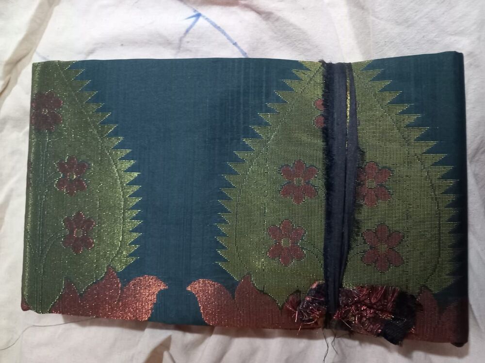 Colorful Tussar Tant Banarasi Saree