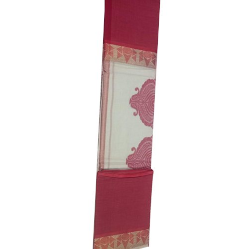 Maha Paar Cotton Tant Banarasi Saree