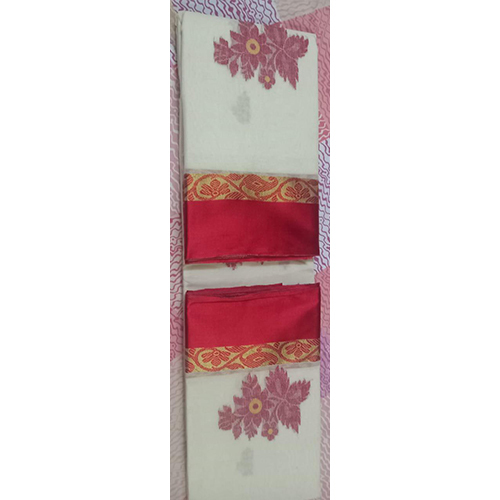 Velvet Paar Cotton Tant Banarasi Saree